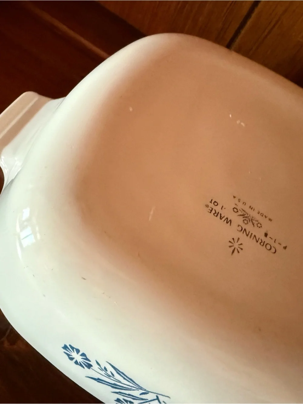 Corningware white casserole